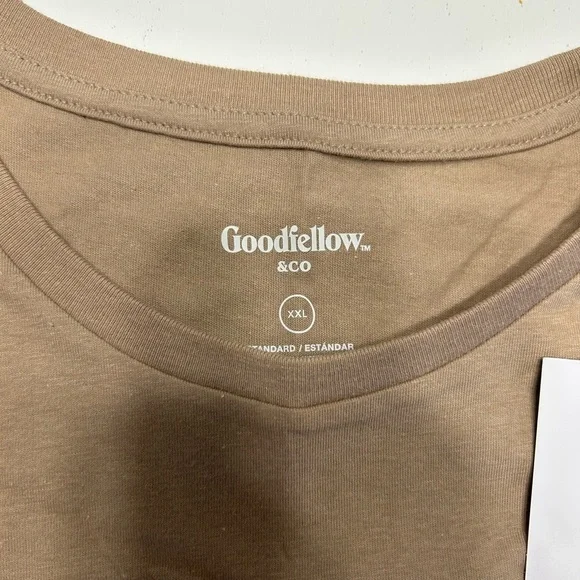 Goodfellow & Co Men's Brown Graphic Tee with Red Sun - Picture 5 of 6